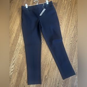 Loft Skinny Ankle Dress Pants - Navy Blue - Size 6